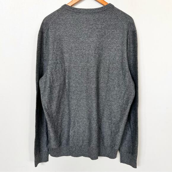 NEW Alesbury Riverside V-Neck Sweater Men’s SIZE XL Grey Regular Fit Long Sleeve - Picture 2 of 6